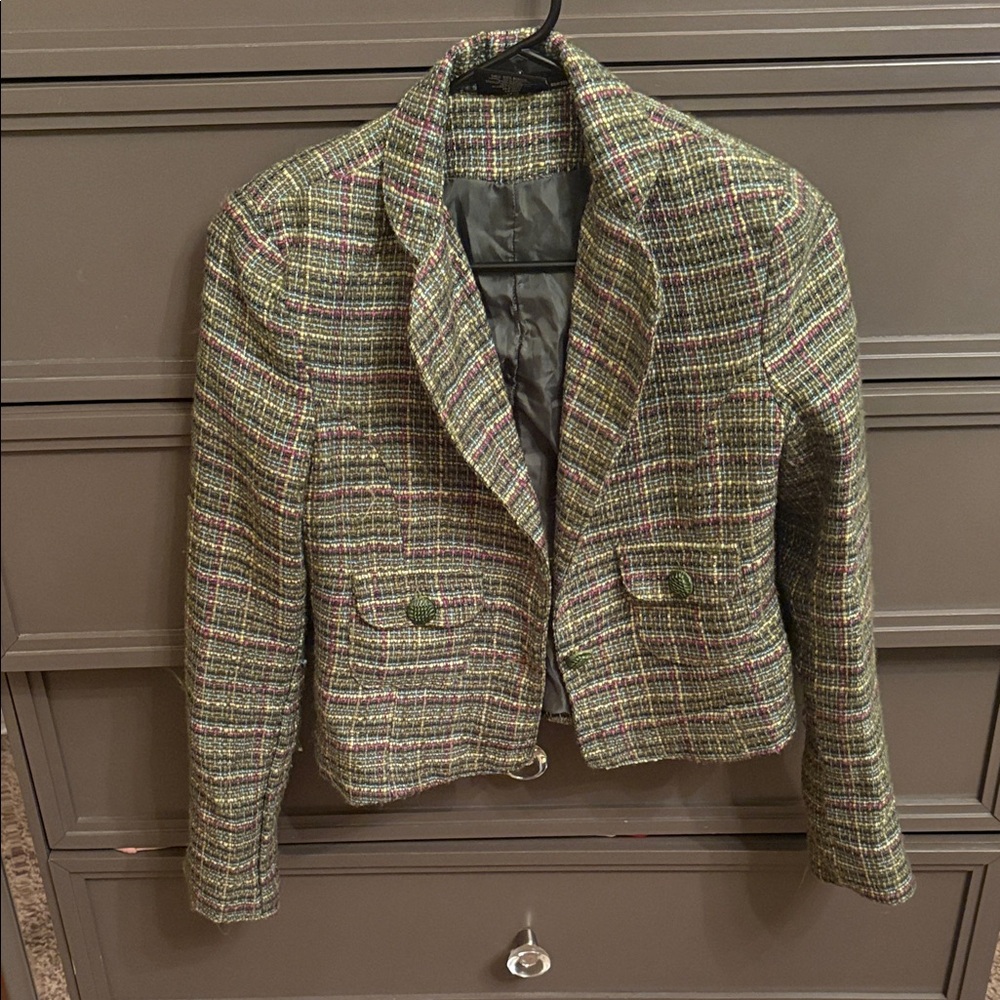 Steve & Barry's Multicolor Tweed Blazer